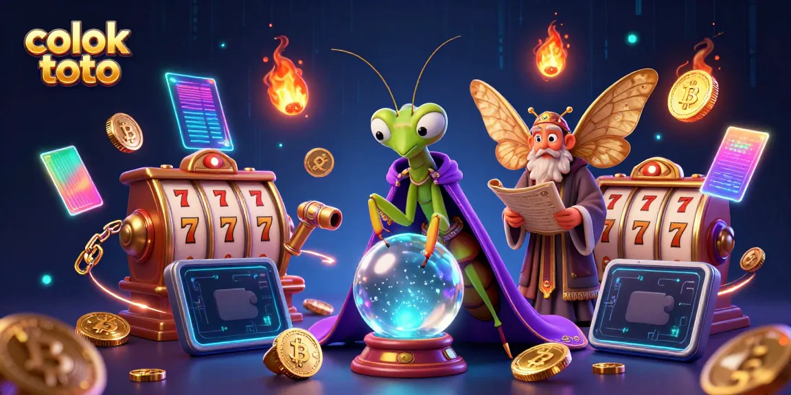Experience thrilling gaming with colok toto, featuring dynamic characters and vibrant casino elements.