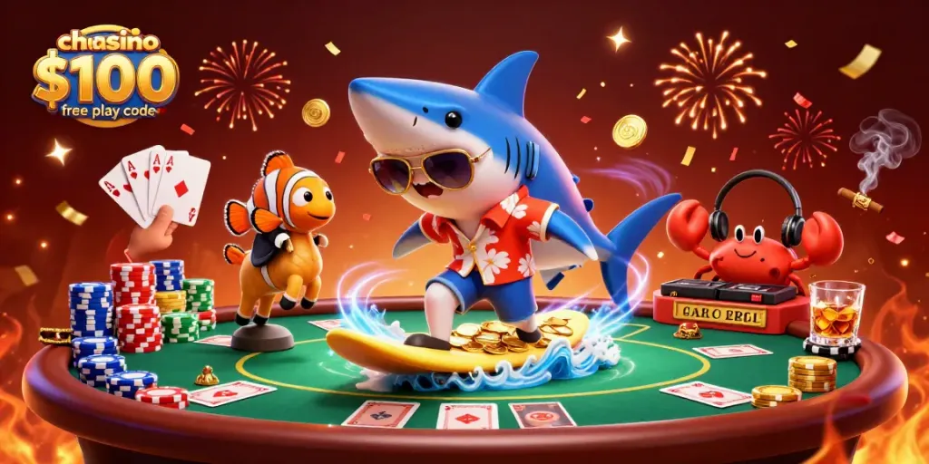 Engage with exciting gameplay at Chumba Casino with the $100 free play code