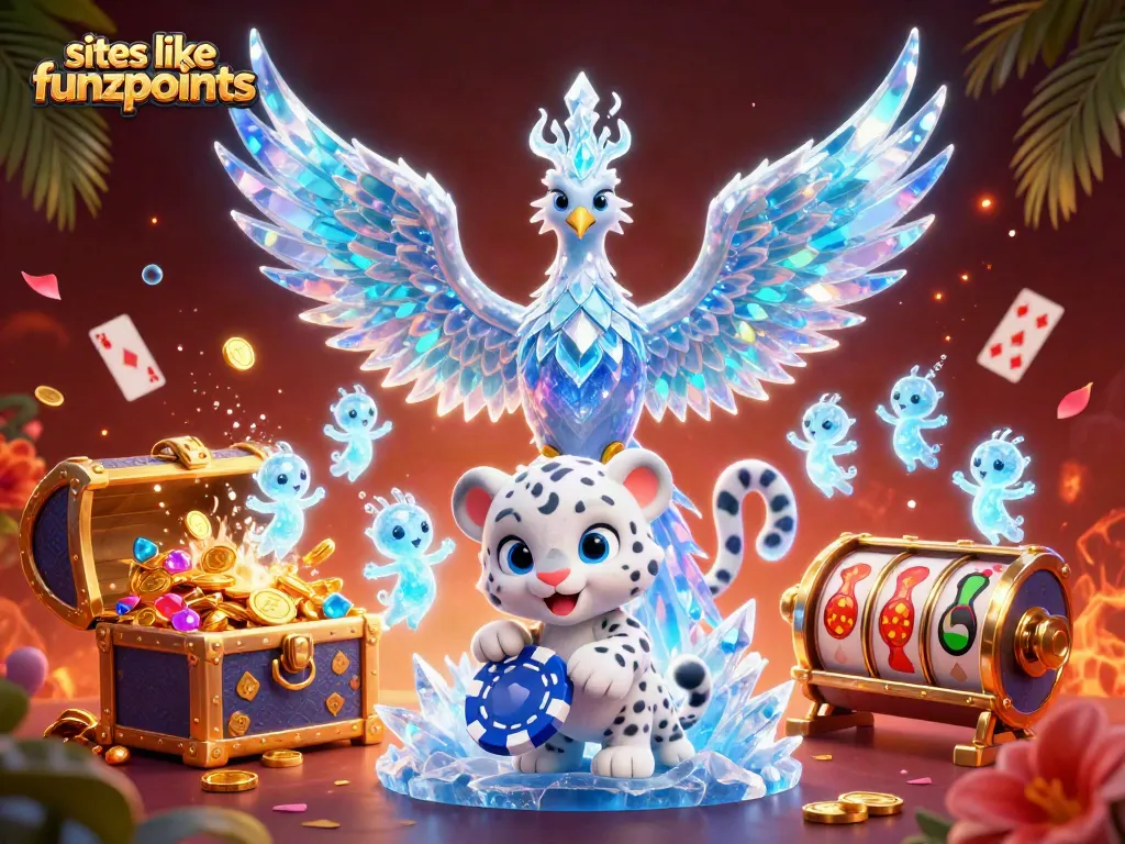 Spin the action at sites like funzpoints with an ice phoenix and lucky snow leopard.
