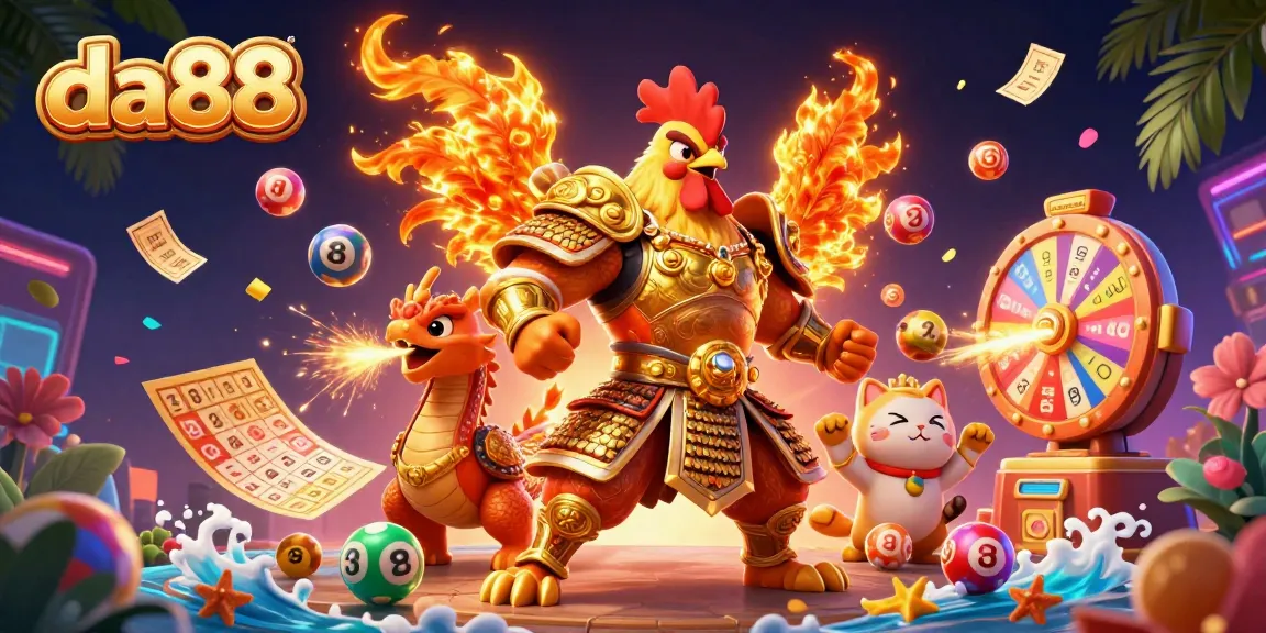 Experience the excitement of da88 with engaging characters and vibrant casino elements.