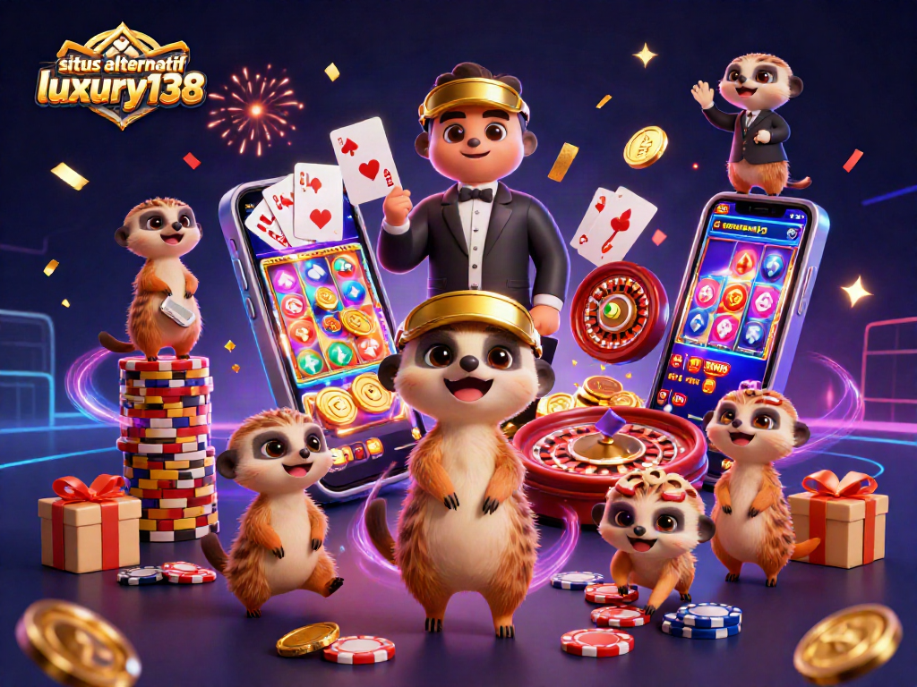 Situs alternatif luxury138 menghadirkan kasino yang seru dengan meerkats sebagai dealer dan pit boss, menawarkan peluang menang tinggi.