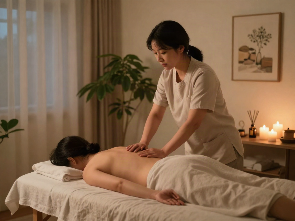 Enhancing relaxation with 강동구출장마사지 in a tranquil wellness retreat.