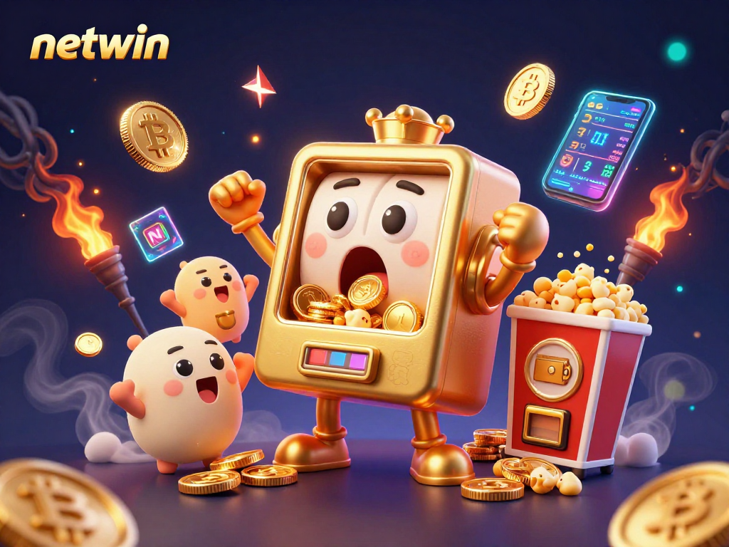 Experience winning moments with netwin's lively slot machines pouring out coins!