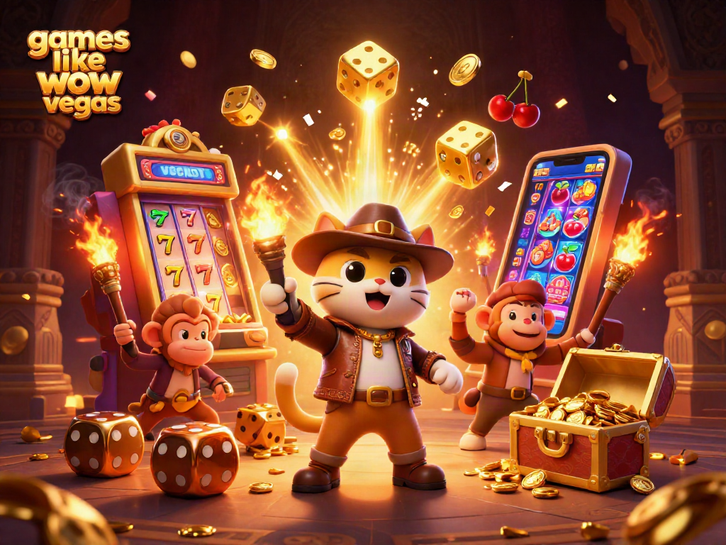 Play engaging games like wow vegas with dynamic casino elements and colorful graphics.