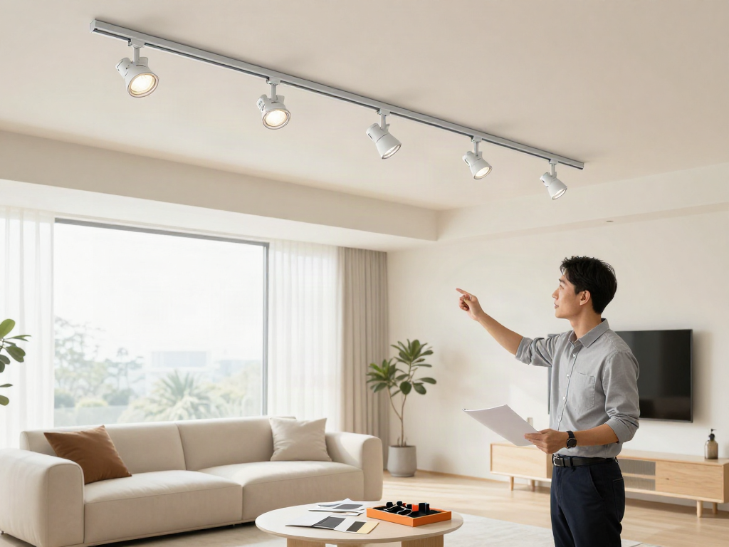 Iluminat pe sina magnetică pentru un interior modern, oferit de un furnizor de servicii de încredere.