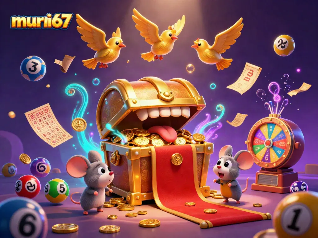 Engage with murai67's exciting lottery experience featuring dynamic elements and vibrant colors.