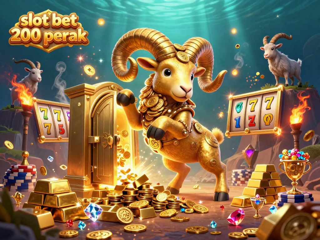 Experience the excitement of slot bet 200 perak with vibrant symbols, golden treasures, and lively characters.