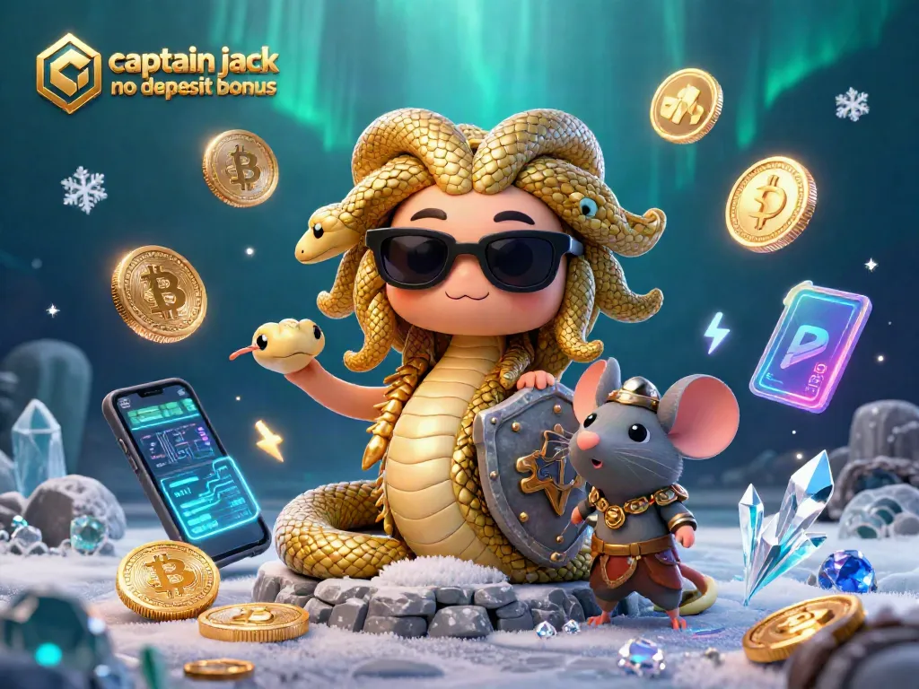 Engage in the captain jack no deposit bonus with vibrant 3D casino elements and characters.