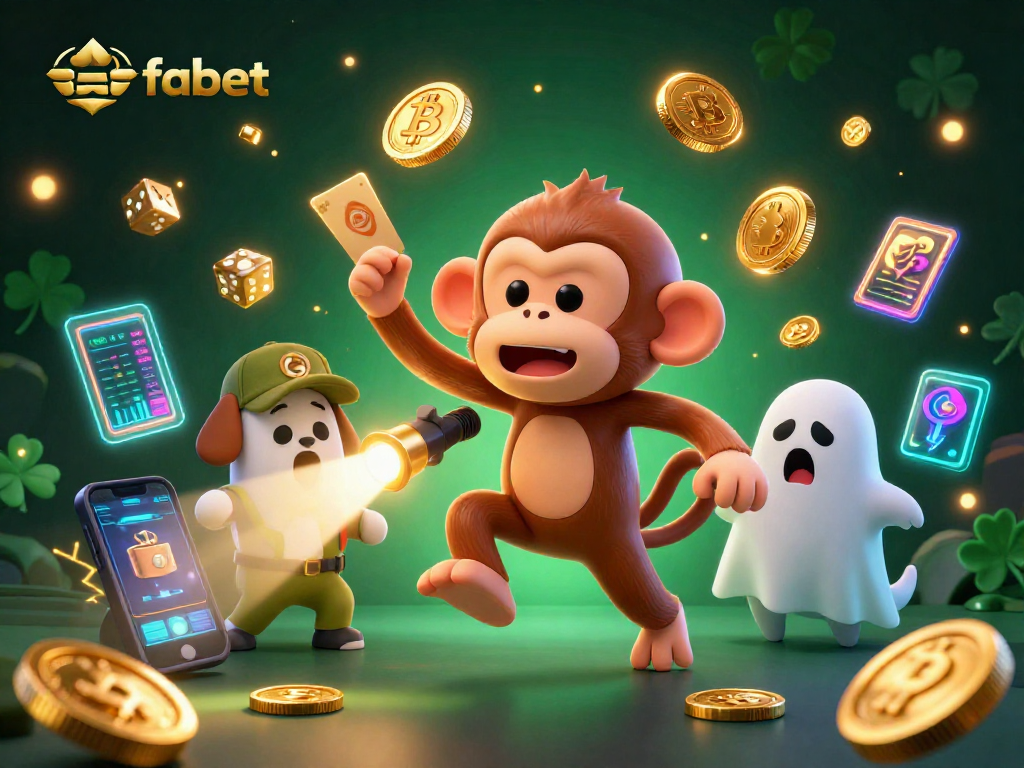 Experience fabet's thrilling casino adventure with a mischievous monkey and ghost-hunter puppy!